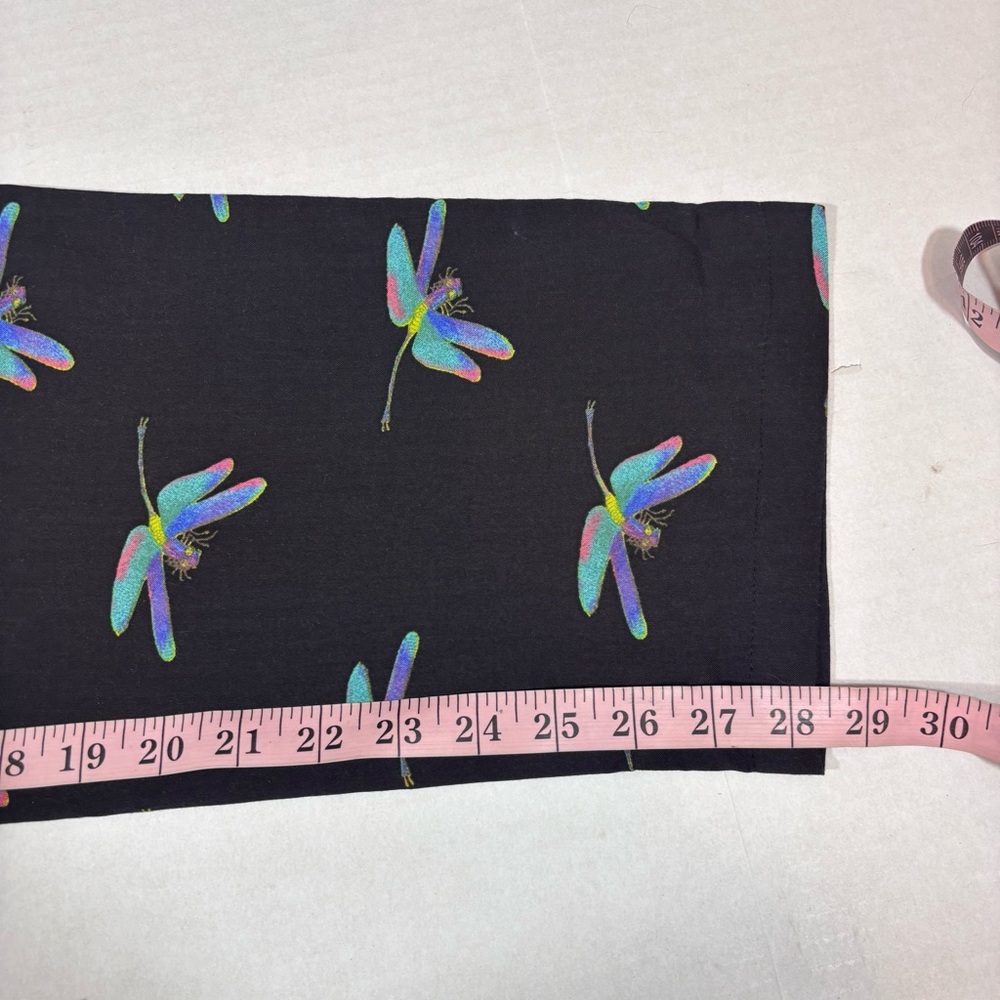 Obey Wavelength Pant Dragonfly NWT Large Elastic Waist Pockets Sustainable Tie - Picture 16 of 16